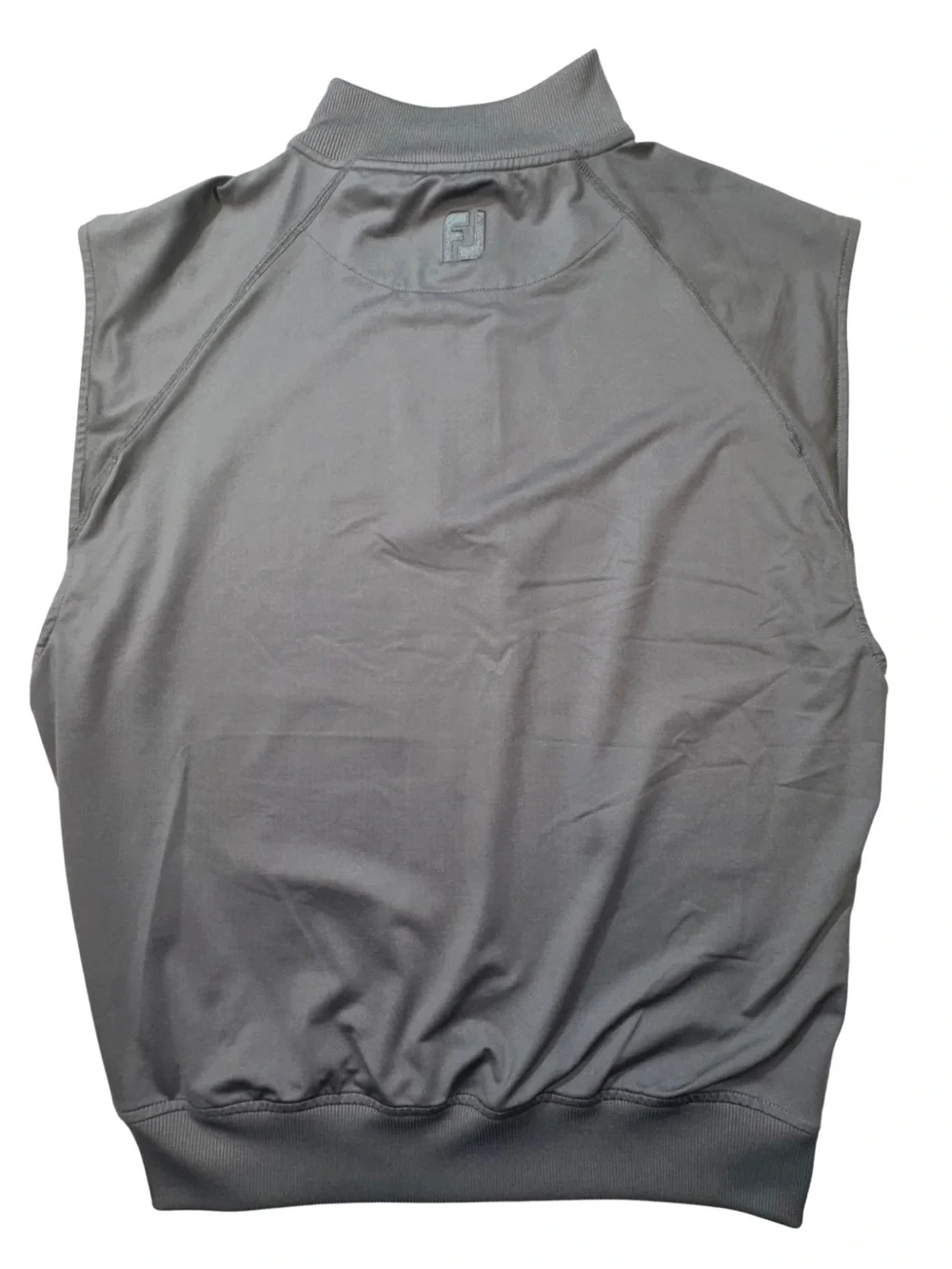 FootJoy FJ Men’s Large Gray Sleeveless 1/4 Zip Golf Performance Vest Stretch